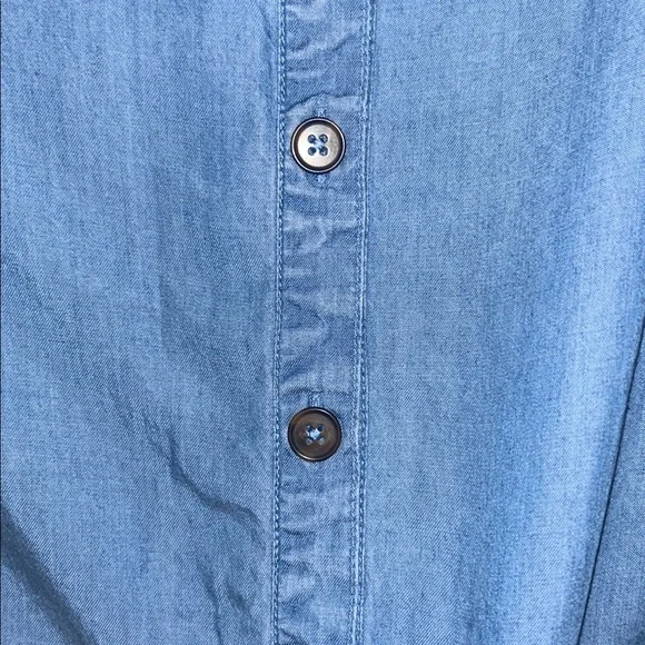 Old Navy Chambray Button-Front Fit & Flare Cami Dress - Picture 5 of 9